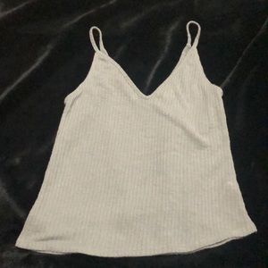 Plain gray tank top